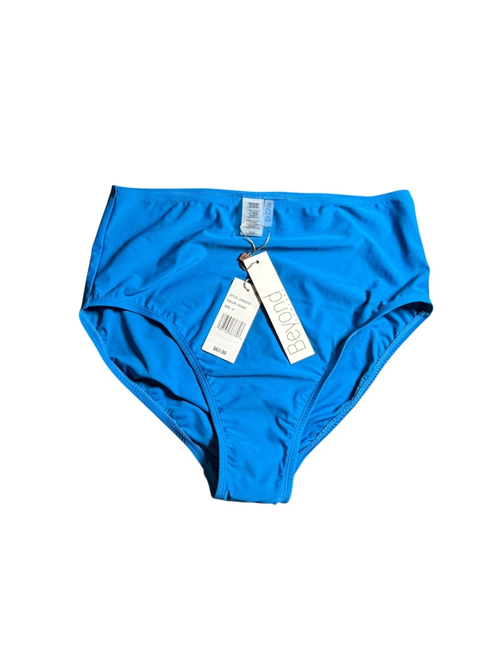 Beyond Control ocean high waist full coverage swim bikini bottom size 12 $63 NWT